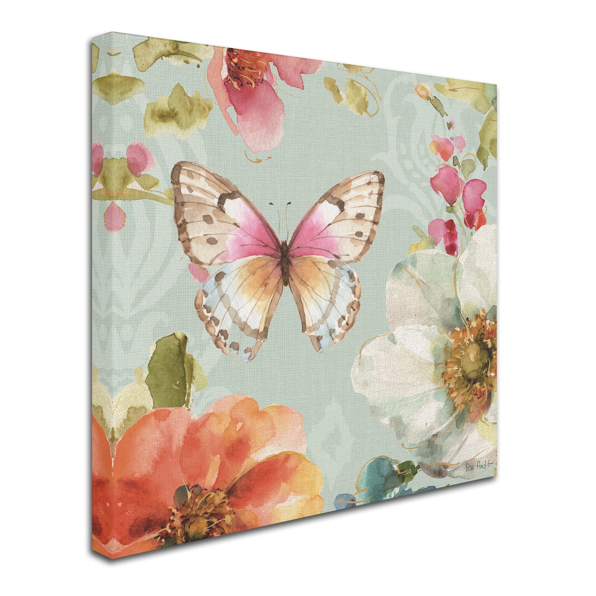 Trademark Fine Art 'Colorful Breeze V' Canvas Art by Lisa Audit