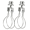 Silver, variant on Lamp Shade Adapter, Clip on Lamp Shade, AEELLEEA 2 Pack Small Lamp Shades Clip On Bulb Attaching Finial Top Bracket Holder Support Fitter Parts Converter lamp harp adapter for shade