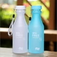 thumbnail image 3 of Water Bottle, Sports Water Bottles BPA Free Water Bottle With Time Marker,Small mouth Leakproof Water Bottle with Strap for Gym Fitness Hiking Bike Camping, 3 of 7
