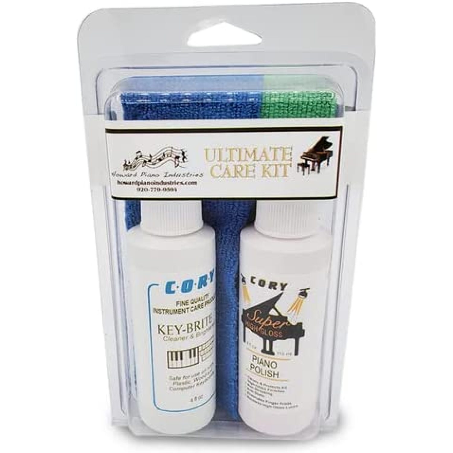 Piano Cleaning and Polishing Kit Cory Ultimate High Polish Piano Care