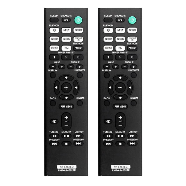 2X -AA400U Reemplazo del Control Remoto para el Control Remoto Stereo Receiver STR-DH190 STRDH190