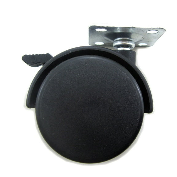 HNF Shop Caster Series Nylon 2" Swivel Casters with Grey & Chrome, 4 Count