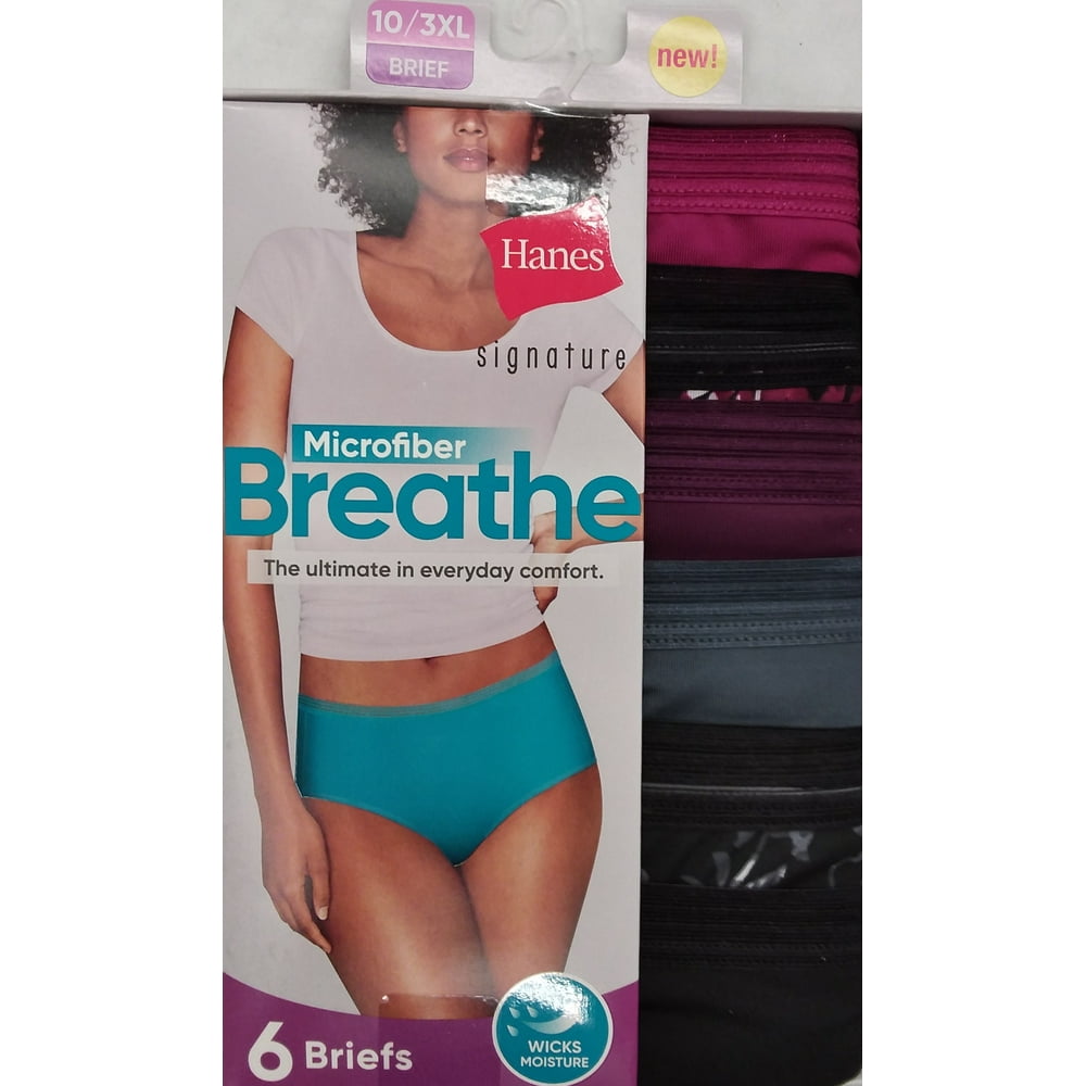 Hanes Hanes Women's Signature Breathe Microfiber XTemp Briefs