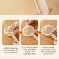 thumbnail image 3 of Multi-Functional Kitchen Funnel Set with 120-Mesh Filter, Large Spout for Oil, Vinegar, Flour, Dishwasher-Safe Plastic Design, Wall-Mountable & Space-Saving (22x11x5.7cm), 3 of 9
