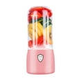thumbnail image 1 of POINTERTECK 300mL Mini Portable Electric Juicer Mixer Kitchen Fruit Blender USB (Pink), 1 of 2
