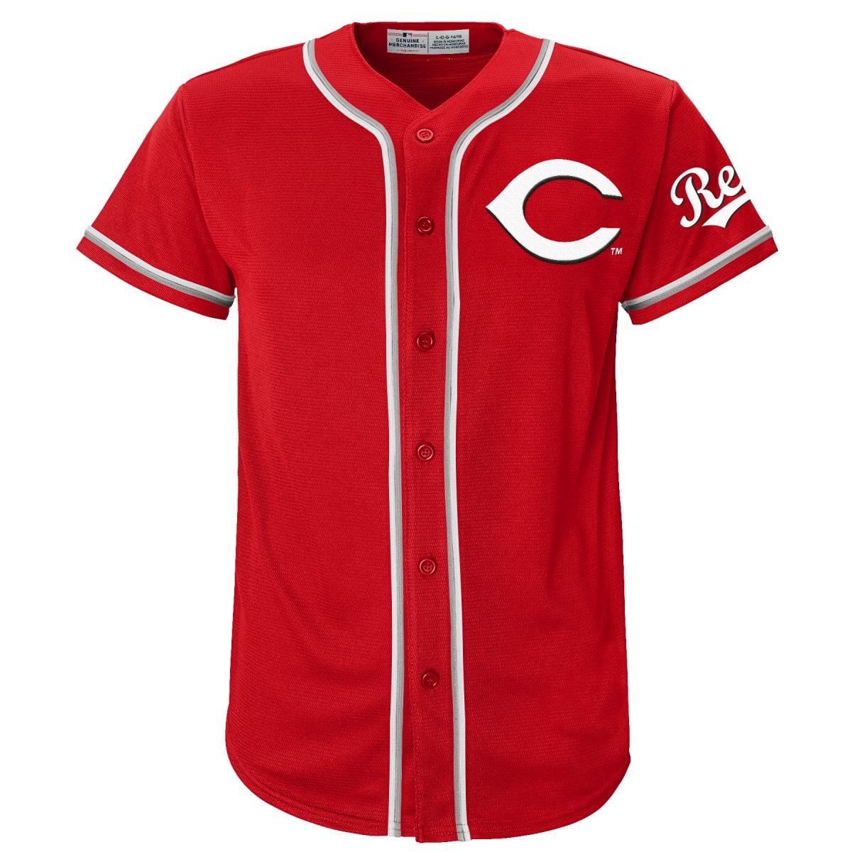 MLB Cincinnati Reds Youth Primary Color Synthetic Jersey