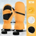 thumbnail image 6 of Ski Mittens for Men and Women Winter Gloves Water Resistant Ski Gloves Warm Gloves Snowboard Mittens Touchscreens Gloves, 6 of 8