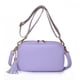 thumbnail image 1 of Crossbody Bolsos Borlas PU Cuero Mujer Satchel Bag (púrpura), 1 of 8