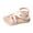 Pink, variant on Childrens Gladiator Sandals Boys Girls Non Slip Solid T-Strap Fisherman Sandal Thick Soft Sole Walking Shoes Brown 1 Big Kids