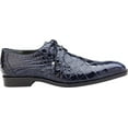 thumbnail image 3 of Belvedere Men's Shoes Lago Genuine Alligator Plain Toe Tassel Navy 14010, 3 of 3