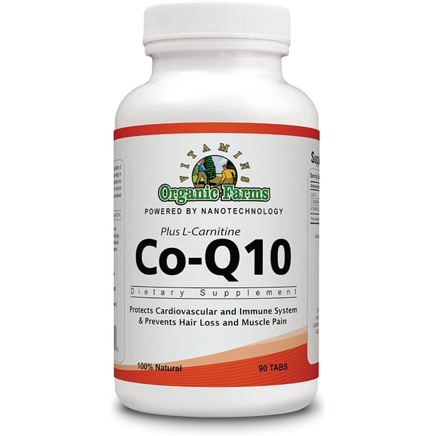 CoQ10 with Lcarnitine 90 Tablets Cardiovascular and Immune System
