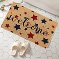 thumbnail image 4 of Letter Printed Independence Day Doormat, Non Slip Entryway Floor Pad, Water Resistant Rug for Front Entrance, Bathroom and Kitchen Indoor Daily Use, 4 of 6
