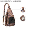 thumbnail image 4 of Classic Bohemian Sling Backpack - Timeless Paisley Print Shoulder Bag, Multi-Functional Pack for Cycling & Hiking, 4 of 4