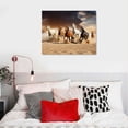 thumbnail image 4 of Nawypu  Horse Wall Art,Equine Themed Animals Galloping In The Sand Running Horses Pattern,Horse Painting Horse Pictures Wall Decor,Canvas Wall Art For Living Room Decor Aesthetic,, 4 of 4