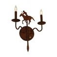 thumbnail image 3 of Meyda 140038 14 in. Braves Run 2 Light Wall Sconce, 3 of 3