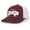 Cardinal/White, variant on Heritage Pride Mens Trucker Hat Embroidered Wild Buffalo Outdoor Hat Baseball Cap-Charcoal/Neon Orange