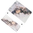 thumbnail image 3 of MasteelfCA 1 Set Marble Pattern Laptop Case with Keyboard Skin Compatible for A2179/A2337, 3 of 7