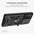 thumbnail image 5 of for Samsung Galaxy Note 20 Case with Flexible TPU Screen Protector 2 Pcs, Slide Camera Lens Cover Protective Case with Magnetic Ring Kickstand for Samsung Galaxy Note 20 5G-Dark Green, 5 of 13