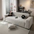 thumbnail image 4 of 1pc New Jacquard Sofa Cover, Stretchable and Non-Deforming, Machine Washable, Suitable for All Seasons, Pet-Friendly, Ideal for Office, Living Room, Home Decor (Includes Bonus Pillowcase), 4 of 10