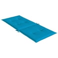 thumbnail image 6 of vidaXL 47.2 in x 19.7 in Blue Foam Cushions Outdoor Seating Cushions, Water Repellent, 6 Count, 6 of 9