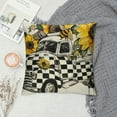 thumbnail image 2 of JEUXUS  Summer Hello Sunshine Sunflower Truck Polka Dots Throw Pillow Covers, Live Summer Cushion Case for Sofa Couch, 2 of 5