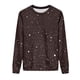 thumbnail image 4 of Heisall Womens Sweatshirts Long Sleeve Round Neck Loose Casual Sporty Lightweight Shiny Print Spring Autumn 2025 New Arrival Fashionable, 4 of 8