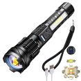 thumbnail image 4 of Clearance！Flashlight USB Rechargeable,Spotlight Flashlight, High Lumens Handheld Spotlight,LED Searchlight With Shoulder Strap For Emergency, Outages,Hunting,Hiking, Camping, 4 of 9