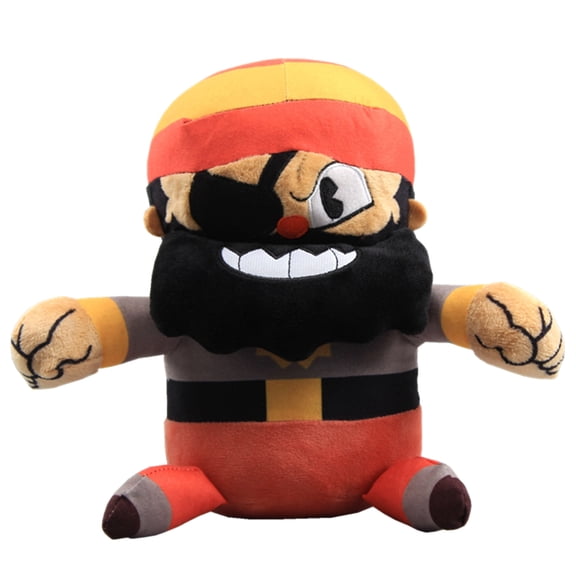 uiuoutoy Cuphead Game Toy Captain Brineybeard Stuffed Plush Soft Doll 10'' Figure