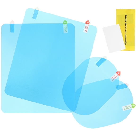 4pcs Anti-Fog Car Rearview Mirror Films Side Mirror Protective Film Set for Clear and Safety