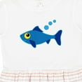 thumbnail image 4 of Inktastic Fishing Blue Fish Girls Toddler Dress, 4 of 5
