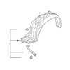 Genuine OE Subaru Fender Liner - 59110SJ030