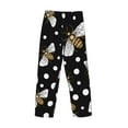 thumbnail image 5 of Disketp Honey Bees At Night Men'S Pajama Pants - Ultra Soft Fleece Sleep And Lounge Pants (Size: S-Xxl), 5 of 9