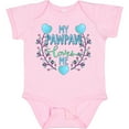 thumbnail image 3 of Inktastic My Pawpaw Loves Me with Flowers and Hearts Boys or Girls Baby Bodysuit, 3 of 5
