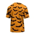thumbnail image 5 of Halloween Shirts for Men Funny Graphic Tees Short Sleeve Crewneck Pumpkin Print Top Casual Halloween Costumes, 5 of 5