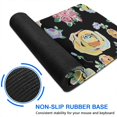 thumbnail image 6 of Long Mouse Pads for Desk,Pioneer Flower Floral Print Pattern Desk Mats on Top Of Desks, Desk Mouse Pad Extra Large with 3mm Non-Slip Base and Stitched Edge for Gaming,Office,Work,Home 35.4"x15.7", 6 of 6