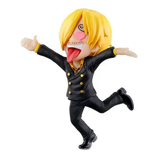 Figura de acción de One Piece de Bandai Original, Gashapon Devil Nut, The Fifth Naval Battle, Hancock, Sanji, juguetes para niños, regalo