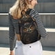 thumbnail image 5 of Disketp Classical Style Brown Owl Mochila de Lona Estampada, Mochila Escolar de Viaje Ligera para Estudiantes y Portátil-Small, 5 of 5