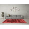 thumbnail image 3 of Ahgly Company Indoor Rectangle Abstract Red Modern Area Rugs, 3' x 5', 3 of 4