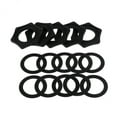 thumbnail image 1 of lionlar 2x5 Sets Microphone Mic Anti-Slip Anti-Rolling Protection Roller Black, 1 of 9