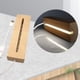 thumbnail image 3 of Mostrar luz nocturna jinwen Pedestal de pantalla rectangular luz LED base iluminada de madera 300 mm blanco, 3 of 8