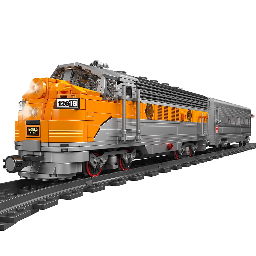 Mould King 12018 Train Building Block Kits Model MOC Building Blocks Set with Rail/Motor APP Remote Control - Walmart.com
