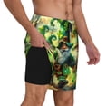 thumbnail image 2 of Honeii st. patrick’s day gnomes Print Men's Swim Shorts,Mens Swim Trunks,Breathable Mesh Beach Shorts for Swimming,Surfing, and Beach Activities-Medium, 2 of 6