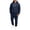 A Navy, variant on Men's 2 Piece Outfits Long Sleeve Hoodies and Jogger Pants Solid Color Winter Casual Tracksuit Sets Vacation Travel Outfits