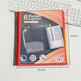 thumbnail image 5 of Cosmug Premium 6/12 Pocket Poly Project Organizer Folder | Round Tab Multi-Pocket Letter Size Utility Organizer with Back Cover | Professional Document & Craft Management Solution, B, 5 of 5