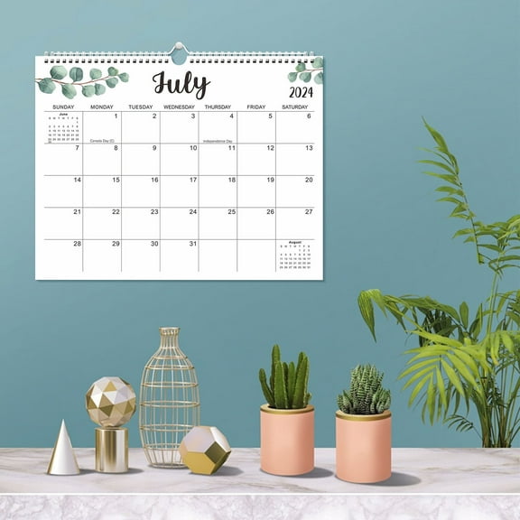 Wall Calendar 2025-2026, Large Monthly Desk Calendar for Home and Office Include 18 Months January 2025 to June 2026 With Vacation