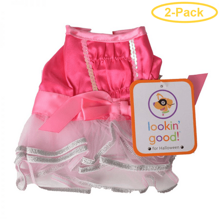 Lookin' Good Ballerina Dog Costume X-Small - (Fits 8-10 Neck to Tail) - Pack of 2