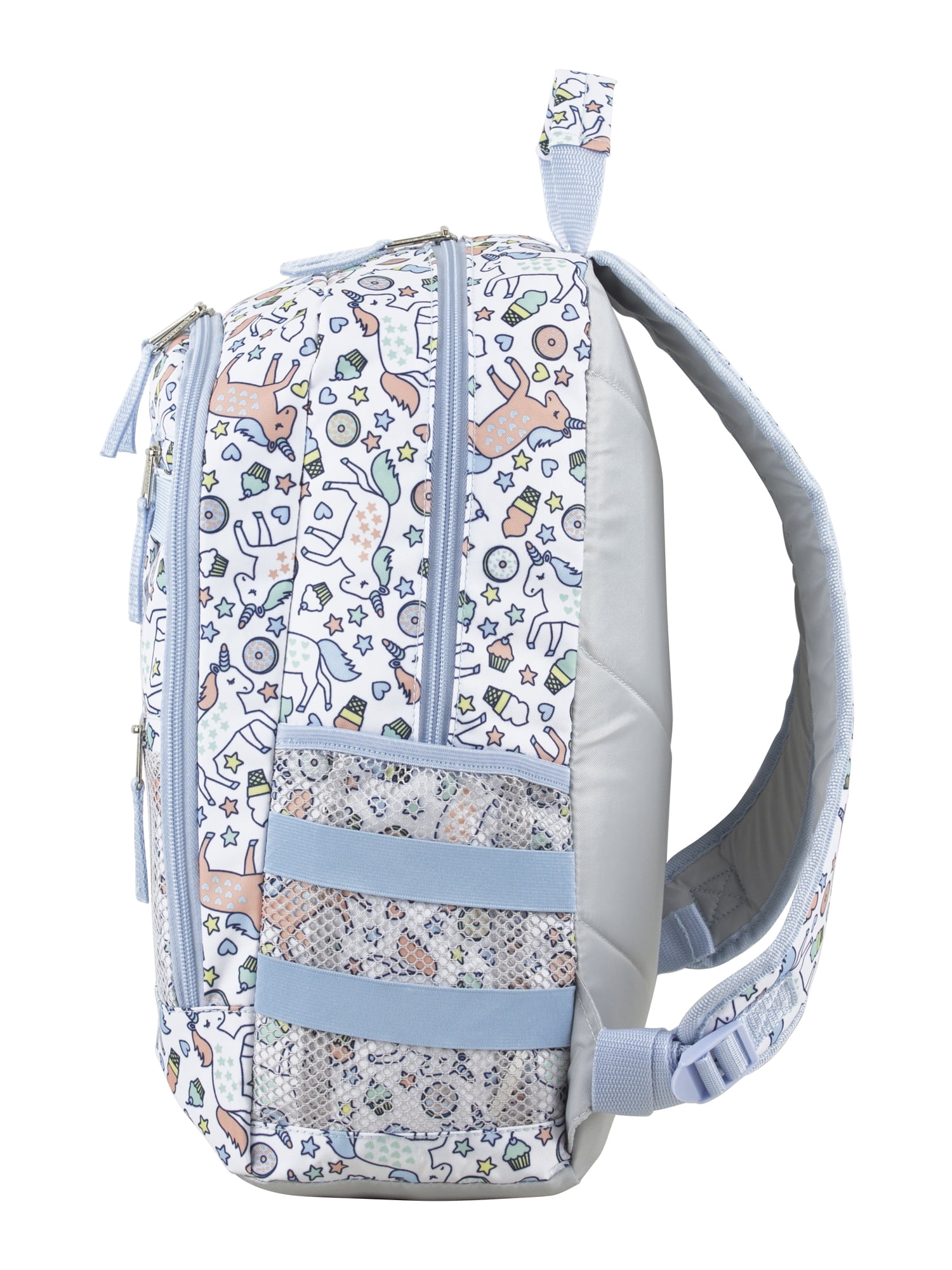 Eastsport Unisex 3-Piece Combo Backpack with Lunch Box and Pouch, Unicorn Donut Print