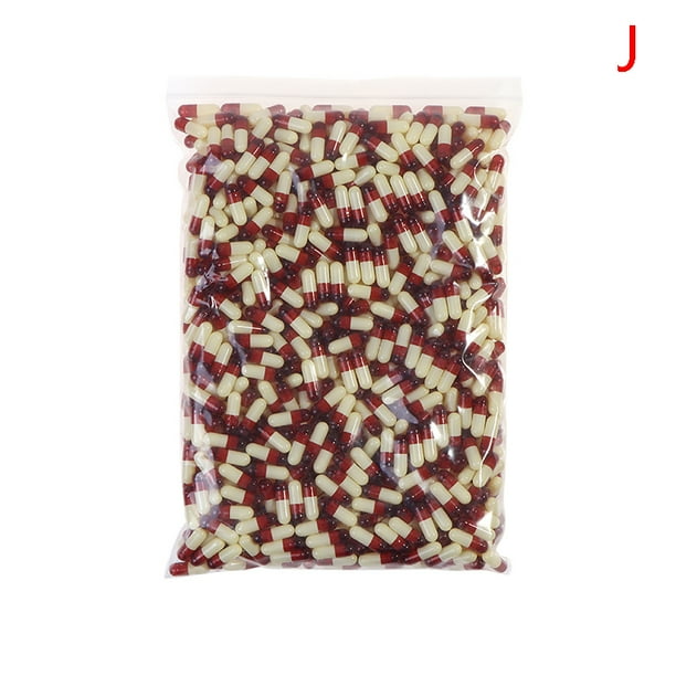 Cápsula de vitamina de la píldora de la medicina del gel del tamaño de la cápsula de la gelatina vacía de 1000pcs 1#