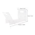 thumbnail image 2 of Minkissy Support de Rangement en Acrylique Transparent 1Pcs pour Disques Vinyles et CDs avec Design Élégant, 2 of 8