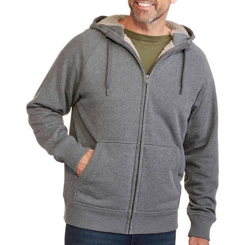 Faded Glory - Men's Sherpa Hooded Fleece - Walmart.com - Walmart.com